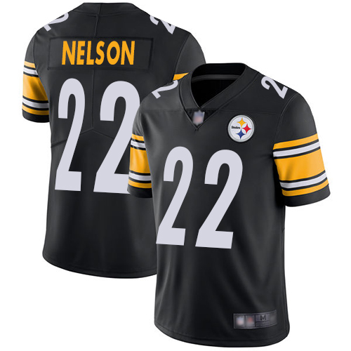 Men Pittsburgh Steelers Football 22 Limited Black Steven Nelson Home Vapor Untouchable Nike NFL Jersey